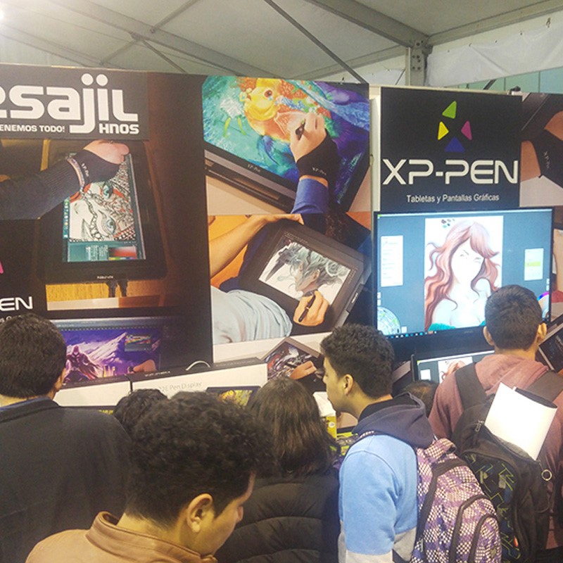 XPPen Participa la Feria de la Industria Digital, Gráfica y Publicitaria Perú 2017