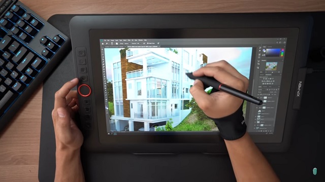 dibujar en Autodesk Revit  con pantalla grafica XP-Pen Artist 15.6 Pro para Arquitectos