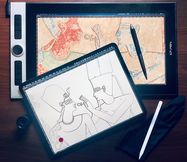 Tablets con stylus para dibujar, trabajar, diseñar y jugar