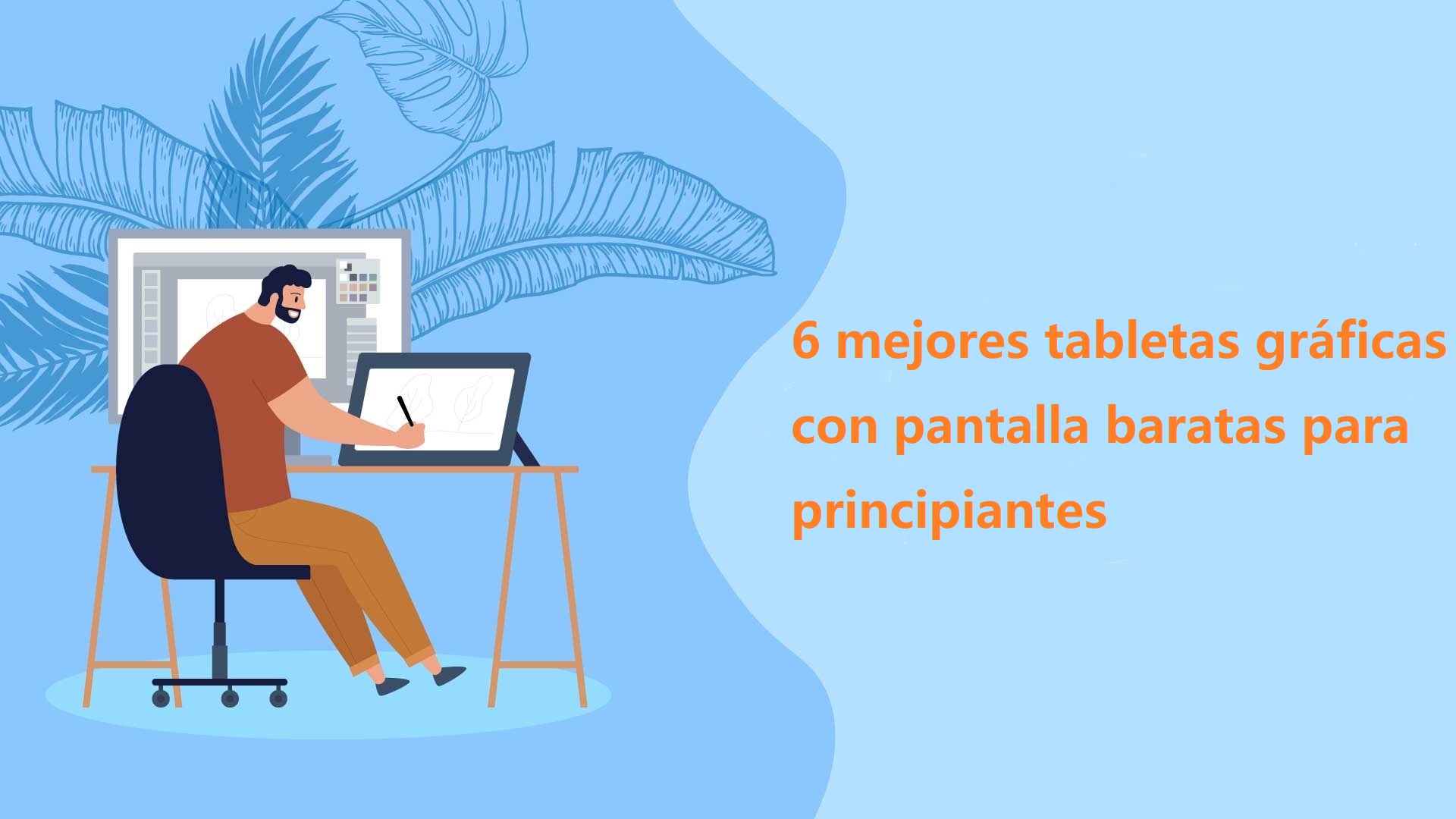 6 mejores tabletas gráficas con pantalla baratas para principiantes