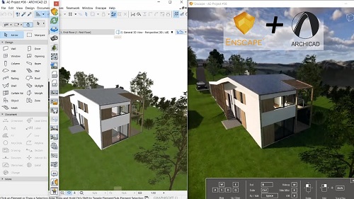 Enscape plugin de renderizado arquitectura