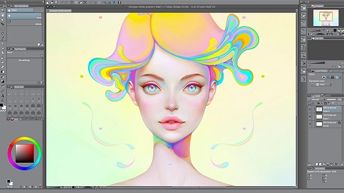Clip Studio Paint EX programa para dibujo digital