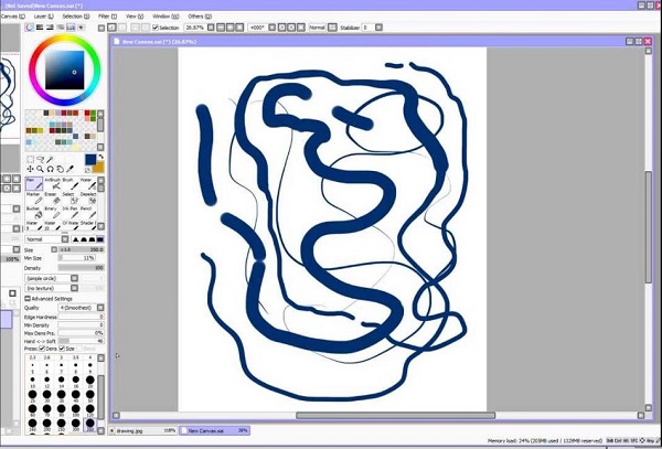  Tableta Gráfica para dibujo y ilustración en Paint Tool SAI