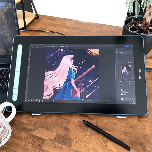 XPPen Artist 16 (2.ª generación) tableta gráfica con pantalla para dibujo digital en paint tool SAI.jpg