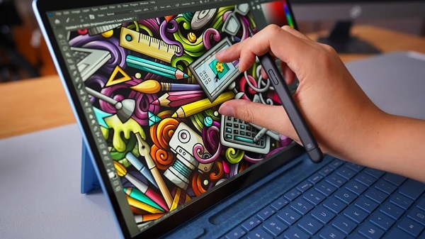 microsoft surface pro 9 Tableta gráfica independiente con lápiz.jpg