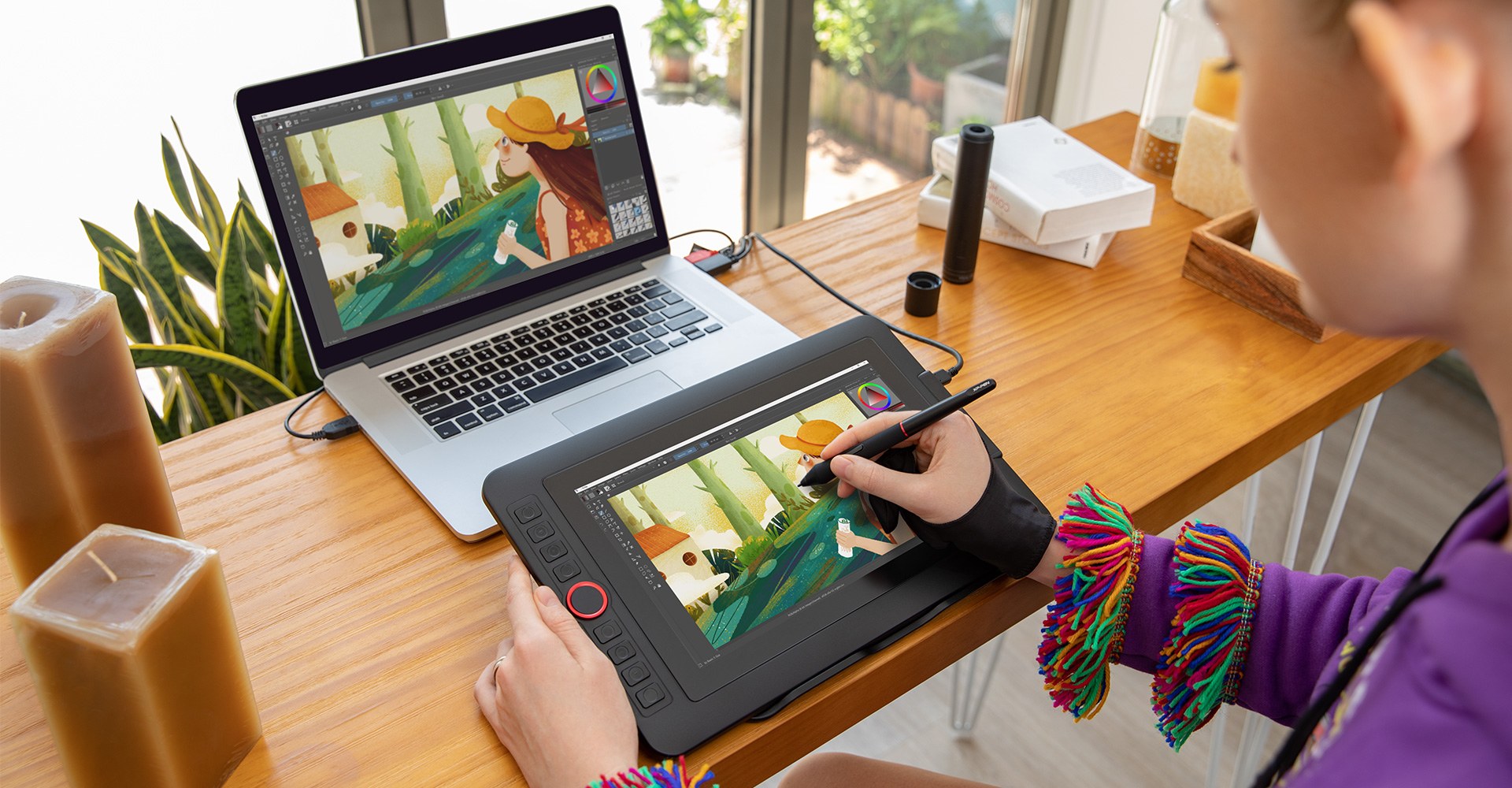 escribir o dibujar Con utilizar Tableta gráfica digital XP-Pen Artist 12 Pro