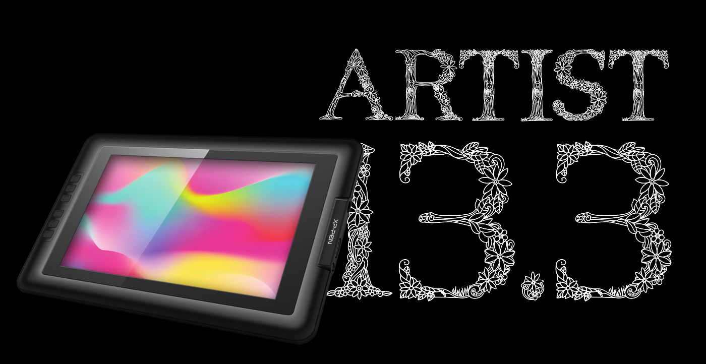 XP-Pen Artist 13.3 Tableta gráfica Con Pantalla de 13,3 pulgadas y Resolución 1920x1080