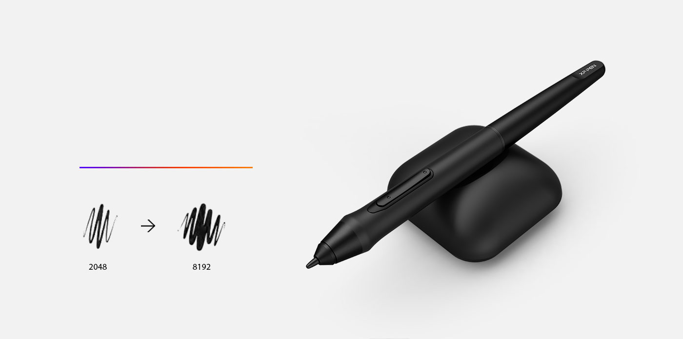 XP-Pen Artist 15.6 Tableta para dibujar con 8192 niveles de presión