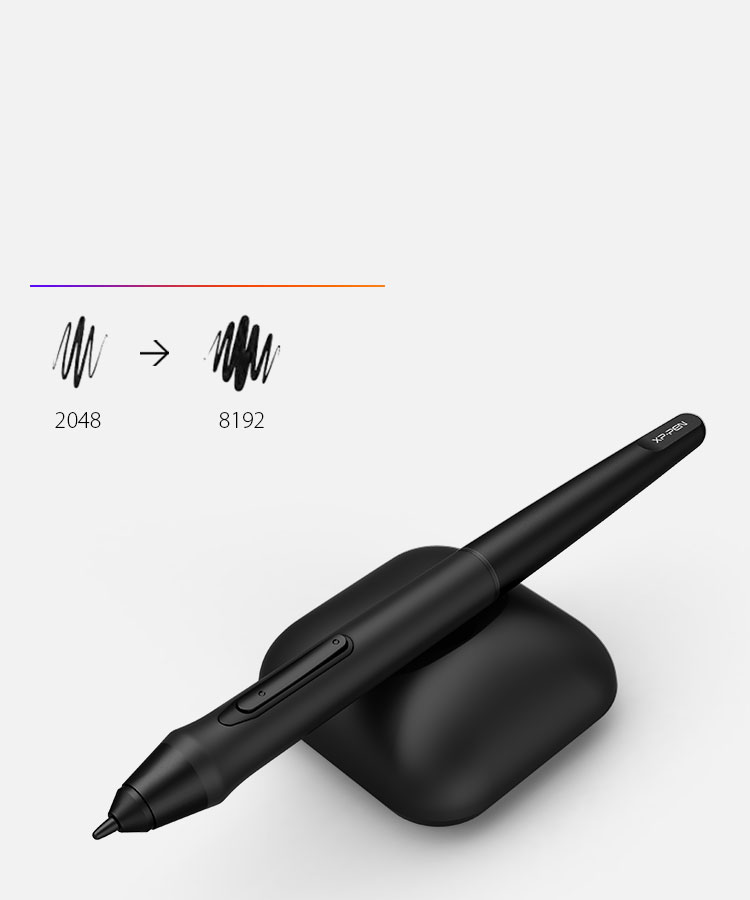 XP-Pen Artist 15.6 Tableta para dibujar con 8192 niveles de presión