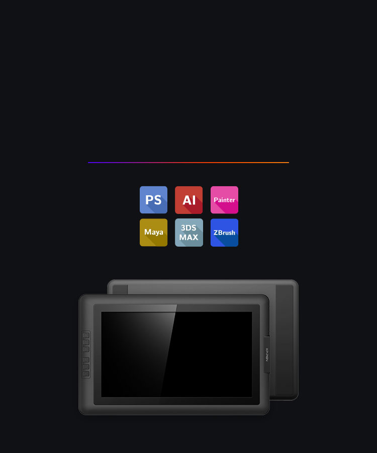 XP-Pen Artist 15.6 Tableta Compatible Windows y Mac OS y programas de dibujo photoshop y  illustrator