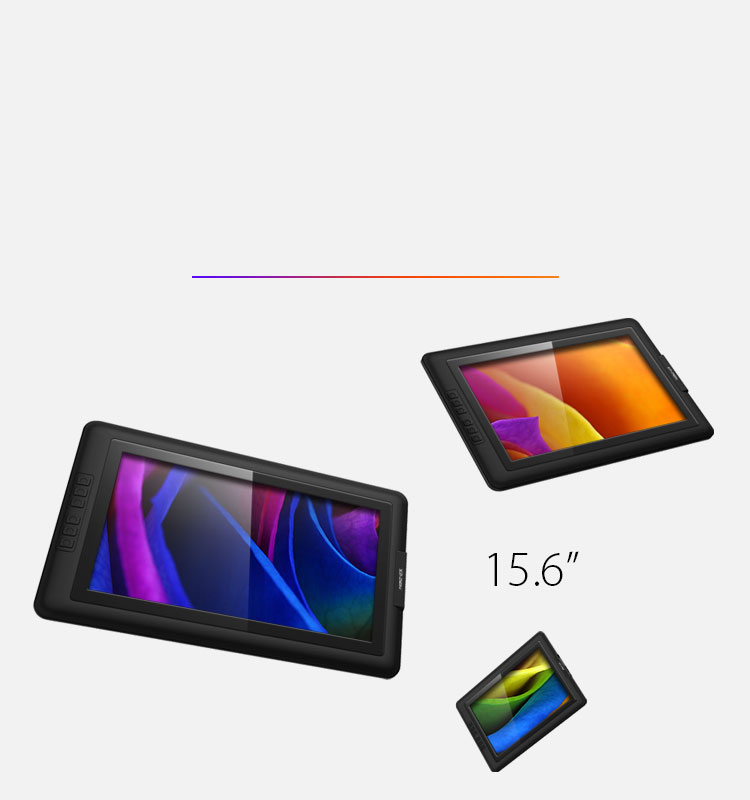 XP-Pen Artist 15.6 Tableta gráfica Con Pantalla HD IPS 16: 9 y Resolución 1920x1080