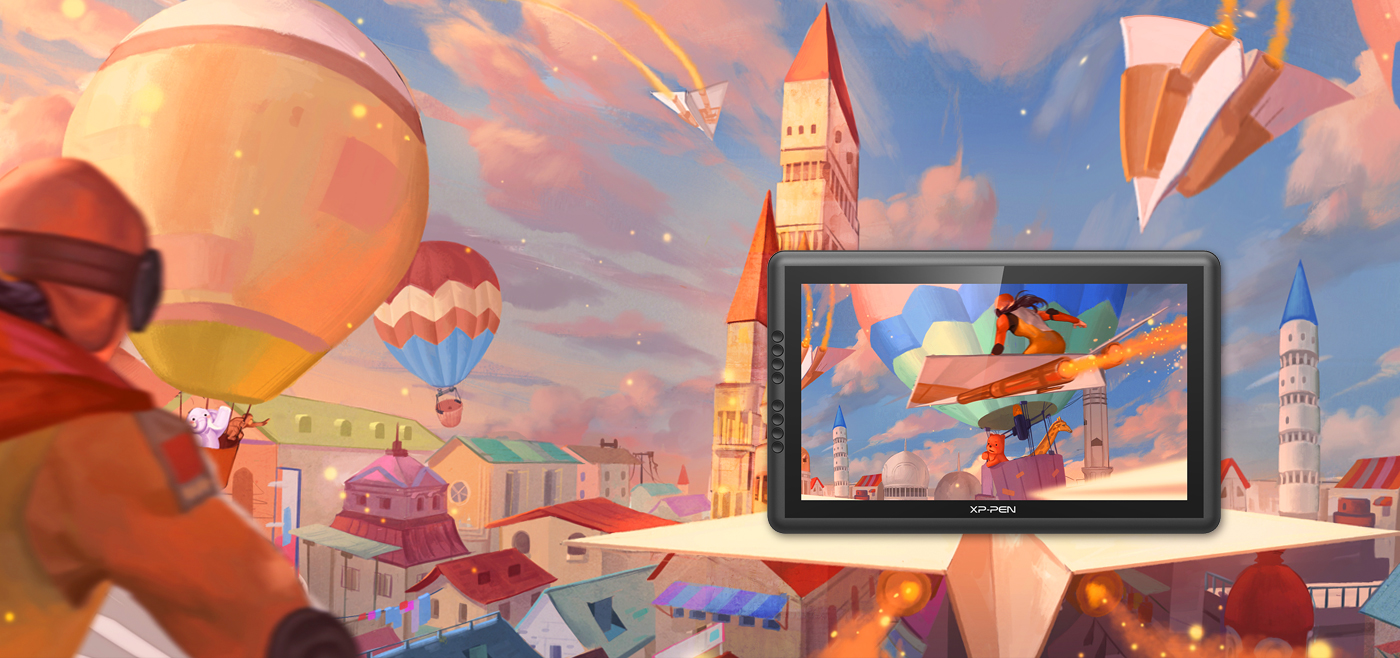 XP-Pen Artist 16 Pro tableta de de dibujo digital Con pantalla brillante