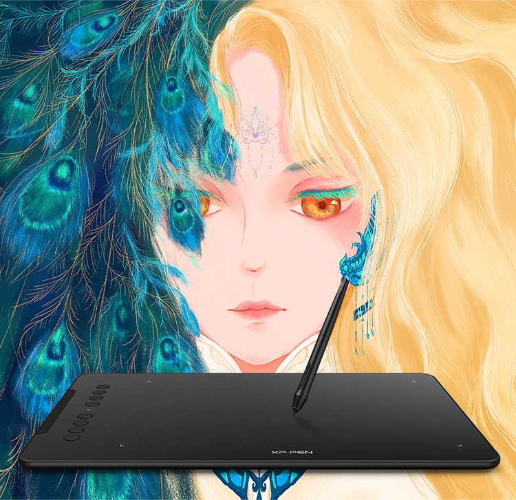 XP-Pen Deco 01 V2 Tableta gráfica para dibujo digital