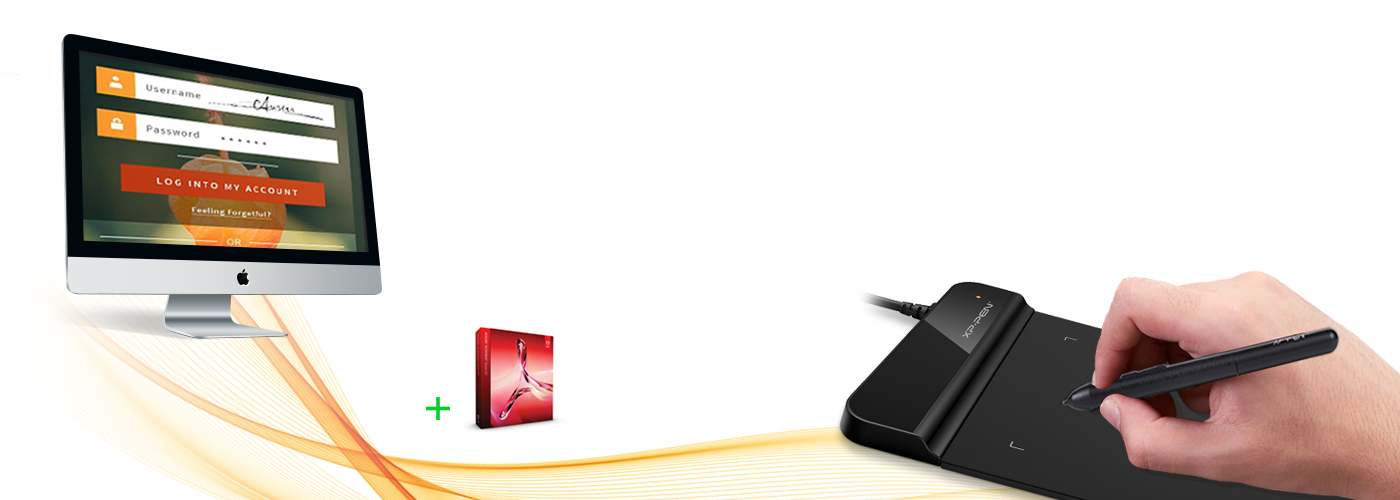 XP-Pen Star G430 Tableta de dibujo para Firma Digital