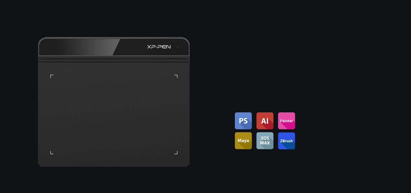 XP-Pen Star G640 Tableta Compatible Windows y Mac OS y programas de dibujo photoshop y  illustrator