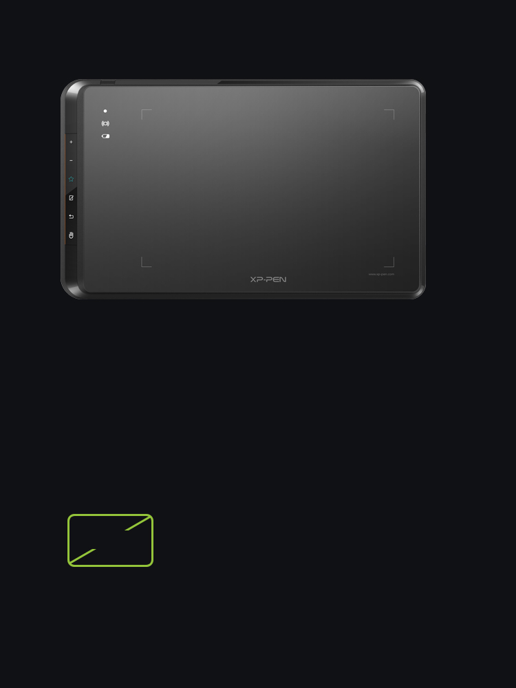 XP-Pen Star 05 Tableta gráfica inalámbrica Con área trabajo de 8 x 5 Pulgadas