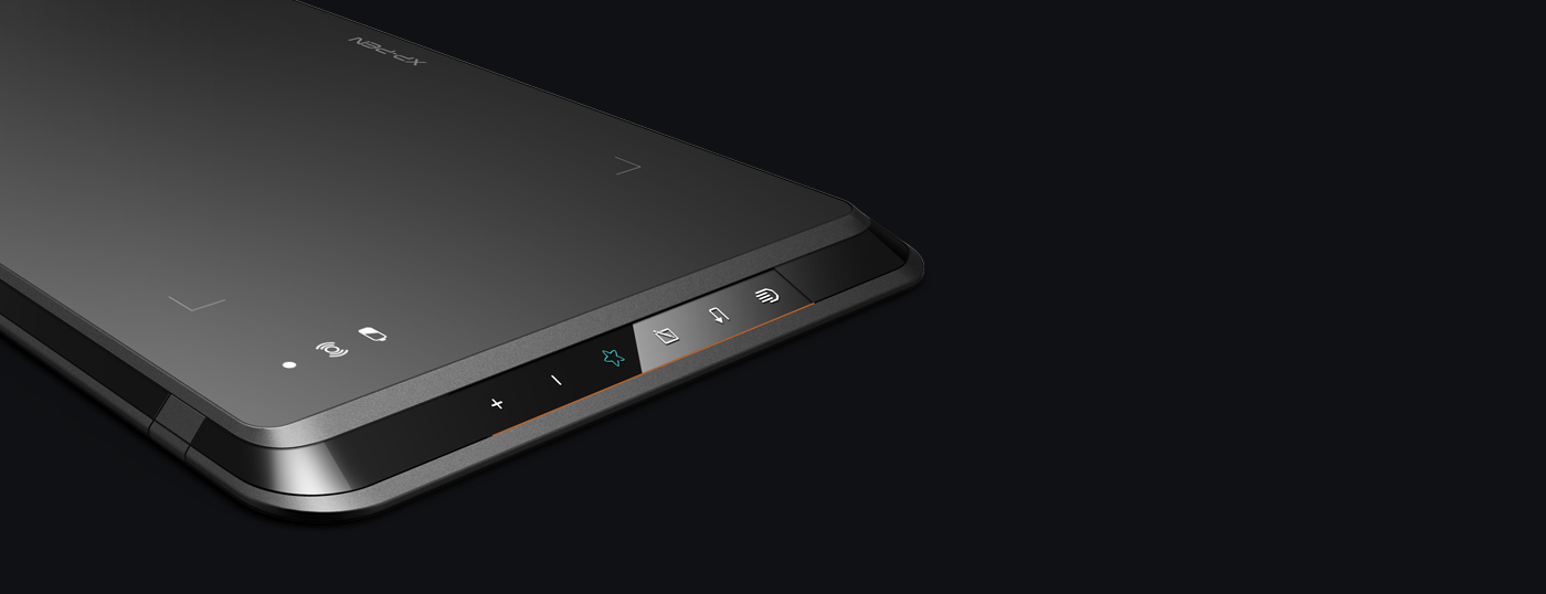XP-Pen Star 05 Tableta Contiene 6 teclas táctiles personalizadas de acceso rápido